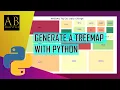 How to plot a Treemap in Python Data Visualization