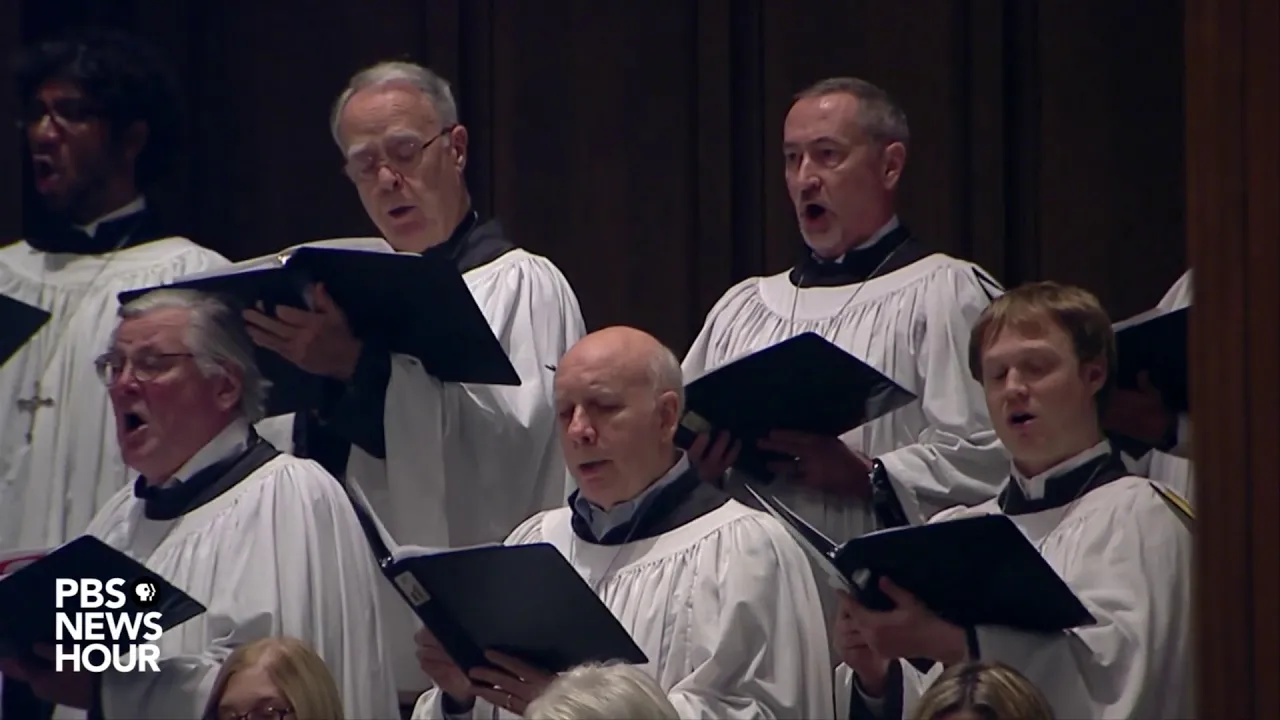 WATCH: St. Martin’s parish choir sing 'Battle Hymn of the Republic' at George H.W. Bush's funeral WATCH: St. Martin’s parish choir sing 'Battle Hymn of the Republic' at George H.W. Bush's funeral