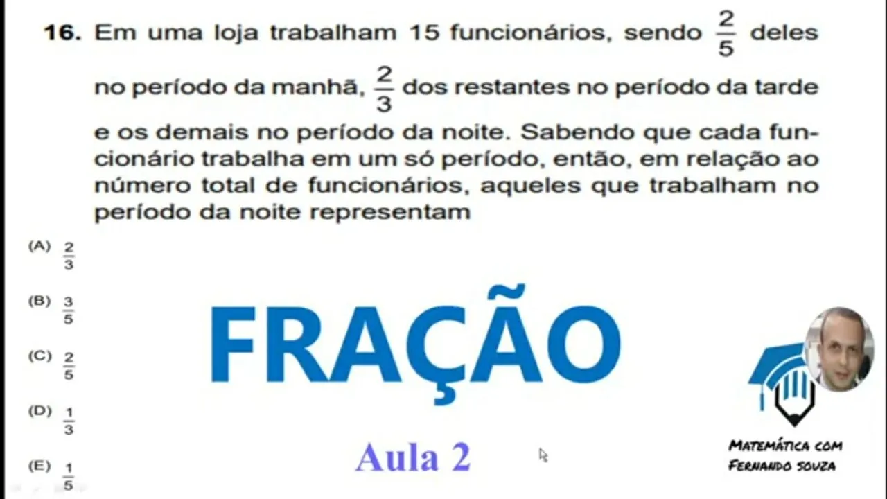 Fração - aula 2 - Matemática