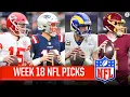 NFL Week 18 Picks Chiefs at Broncos Patriots at Dolphins MORE CBS Sports
