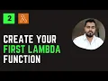 Create Lambda function using Dashboard