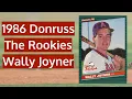 1986 Donruss The Rookies Wally Joyner -