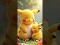 Mommy Pikachu's Sweetest Moments with Baby Pikachu 💛 #pikachu #cozy #hug #adorable