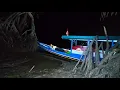 Fishing adventure dimalam hari dan memasak menu resto udang telur asin.
