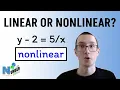 How to Tell if an Equation is Linear or Nonlinear Algebra