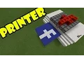 PRINTER Minecraft PE Redstone Contraption