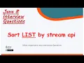 java 8 interview question sort employee list using stream api function must watch okay java