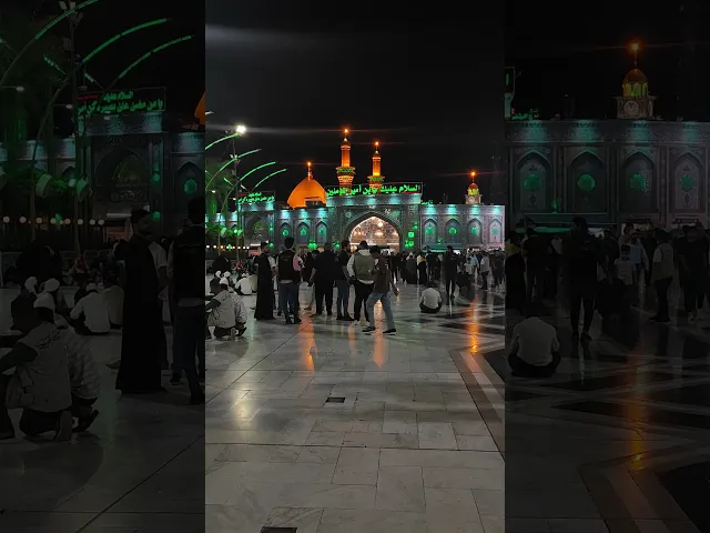 ⁣وعند باب العباس عليه السلام كل صعب يكون سهلا  وكل حاجة مقضية