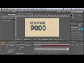 Animating numbers counting up in After Effects tutorial
