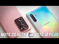 Samsung Galaxy Note 20 Ultra vs Note 10