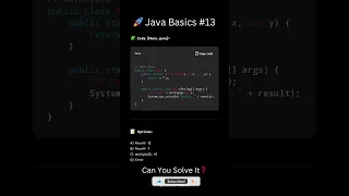 Day 13 Return Method Java Output 0CodeChallenges