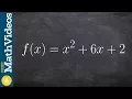 Find the difference quotient for a quadratic in standard form
