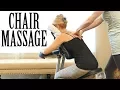 Relaxing Back Pain Relief with Meera Low Back Neck Austin Chair Massage How to Tutorial