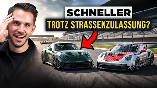 Ich habe den extremsten Straßen-Porsche gegen ein Rennauto getestet! 🤯