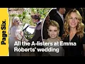 All the A-listers at Emma Roberts wedding including aunt Julia Roberts
