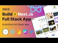 Build Full Stack Next js Apps Next js React Tailwind CSS Firebase NextAuth