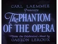 Lagu The Phantom of the Opera 1925