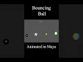 Animation of Bouncing Ball with Weight Emotion in Maya