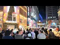 명동은 벌써 성탄 분위기 가득! K-푸드 즐기는 외국인들 가득! | Myeongdong is already full of Christmas atmosphere!