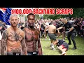 Lagu $100,000 Backyard Fight Club with Dan Hooker and Israel Adesanya in New Zealand! 🇳🇿
