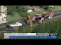 Four train cars leaking oil after train derails in Orange County TX