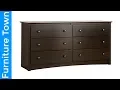 Black Sonoma 6 Drawer Dresser