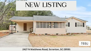 Scranton South Carolina Home for Sale with Land 1 Acre Under 140 000