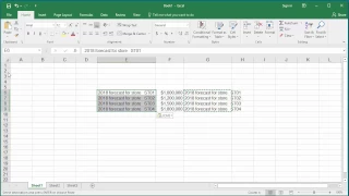 How to Replace Text from a String in Excel 2016