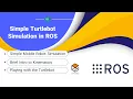 Simple Turtlebot Simulation in ROS ROS 101 ROS Tutorials for Beginners Lesson 3