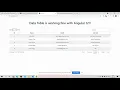 Angular 12 Data Table Working Demo
