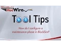 Software Tool Tip Configuring Maintenance Phases in BlockSim