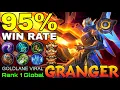 Download Lagu 95% Win Rate Granger No.1 Player - Top 1 Global Granger by GOLDLANE VIRAL - Mobile Legends