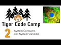 TCC 02 System Constants and System Variables p5 js