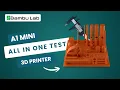 Bambu Lab A1 Mini All-in-One Test Print Quality