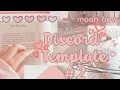 aesthetic discord server template kawaiicore template angel core template