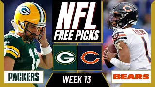 BEARS vs PACKERS NFL Picks and Predictions Week 13 NFL Free Picks Today