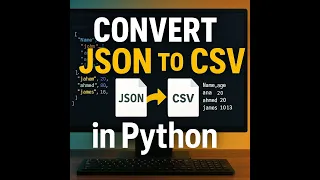 Convert JSON to CSV in Python Simple Python Project