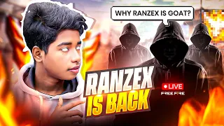 FREE FIRE LIVE WITH RANZEX ๐ GO FOR 1 MILLION #freefire#freefirelive #ranzexff