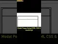 Modal Popup using HTML CSS and JavaScript Subscribe