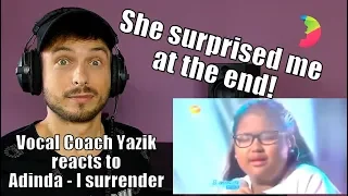 Download Vocal Coach YAZIK reacts to Adinda - I surrender MP3