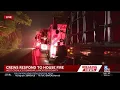 Firefighters tackle early morning house fire in Lancaster County