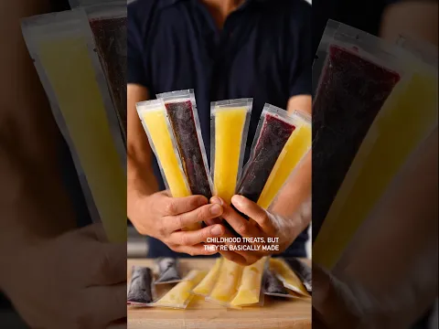 Making Freezies at Home!  #summerrecipes #recipe #food #freezies #yeungmancooking