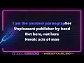 Frightened Rabbit - Acts of Man (Karaoke)