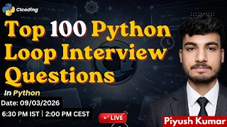 Top 100 Python Loop Interview Questions 1 - 25 Questions