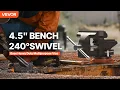 VEVOR Bench Vise - Leave your work looking flawless with VEVOR