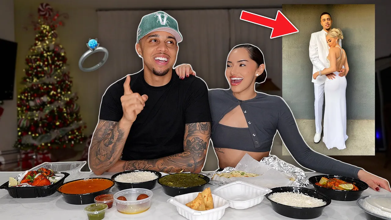 WE SECRETLY GOT MARRIED? 👀💍 *INDIAN FOOD MUKBANG*