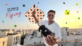 *KITE FLYING* Aaj To Panni Ki Patang Udhai Balck Manjhe Ke Sath🪁 #kiteflying