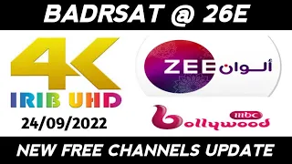 New Free Channels Update Of Badrsat 26e Satellite With Me  New Free Channels Update Of Badrsat 26e Satellite With Me