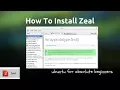 how to install Zeal an offline documentation browser for software developers