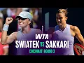 Iga Swiatek vs Maria Sakkari 2026 Cincinnati Round 3 WTA Match Highlights